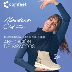 Online Botín talón snake Shock Absorber beige Mujer Botines Planos