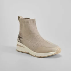 Online Botín talón snake Shock Absorber beige Mujer Botines Planos