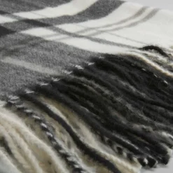 Best Bufanda a cuadros blanco y negro mujer Mujer Complementos Para Mujer