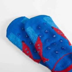 Discount Calcetín antideslizante dino azul y rojo Calcetines