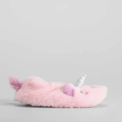 Clearance Calcetín antideslizante unicornio rosa Calcetines