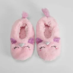 Clearance Calcetín antideslizante unicornio rosa Calcetines