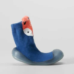 Online Calcetín antideslizante zorro azul Calcetines|Zapatillas Casa