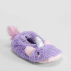 Hot Calcetín slipper antideslizante lila Calcetines