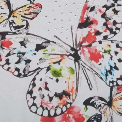 Clearance Camiseta manga corta mariposa y strass mujer Ropa Y Téxtil