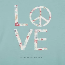 New Camiseta verde love mujer Ropa Y Téxtil