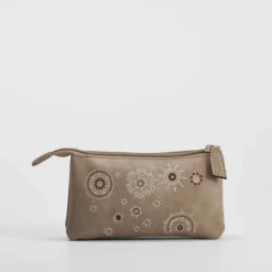 New Cartera bordada mandalas beige Bolsos Y Carteras