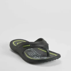 Sale Chancla de dedo negra y lima Hombre Sandalias Playa