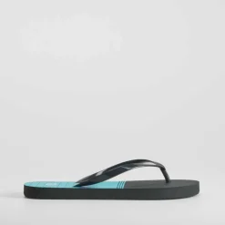 Sale Chancla de dedo tricolor negra y azul Chanclas