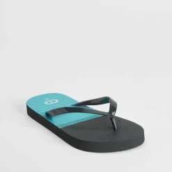 Sale Chancla de dedo tricolor negra y azul Chanclas