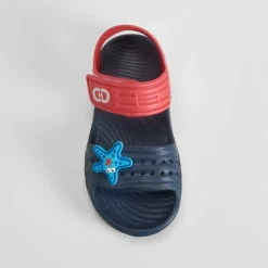 Discount Chancla de playa estrella azul y rojo Chanclas