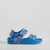 Online Chancla de playa velcro tiburones azul Chanclas
