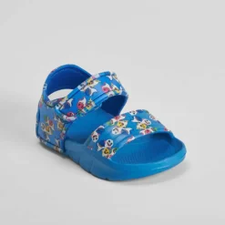 Online Chancla de playa velcro tiburones azul Chanclas