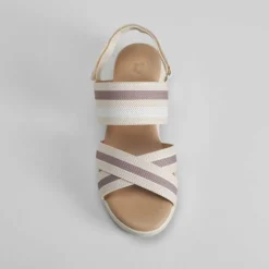 Clearance Chancla de tiras blanca Mujer Chanclas