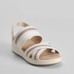 Clearance Chancla de tiras blanca Mujer Chanclas