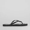 Best Chancla margaritas negra DRIVE Mujer Chanclas