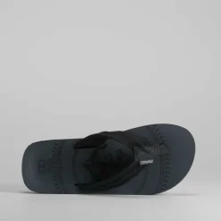 Hot Chancla negra serigrafiada DRIVE Hombre Chanclas Dedo