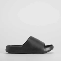 Discount Chancla piscona negra Hombre Chanclas Piscina