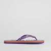 Best Chancla étnica morada DRIVE Mujer Chanclas