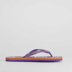 Best Chancla étnica morada DRIVE Mujer Chanclas