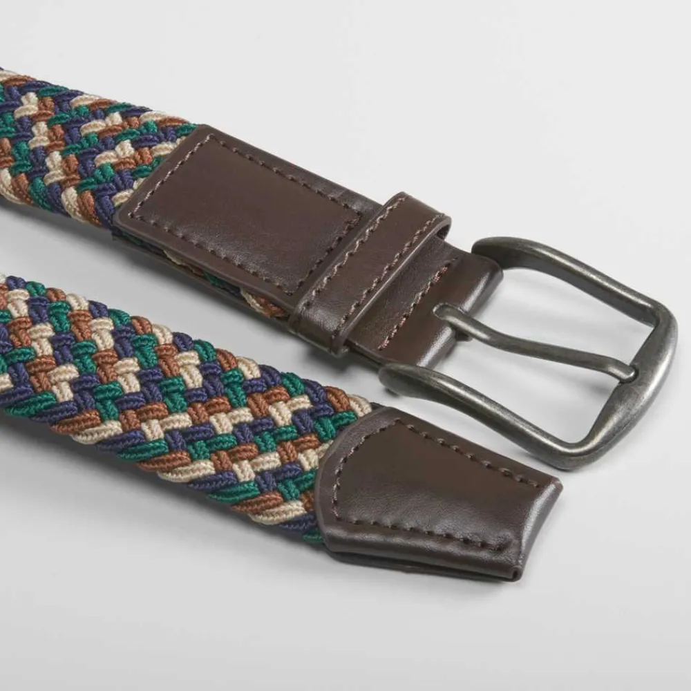 cinturn_elstico_multicolo_SKUga7UP2xq60_1.webp Cinturón elástico multicolor MR HANSEN Hombre Complementos Para Hombre