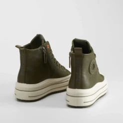 Sale Deportiva alta kaki Mujer Zapatillas Altas