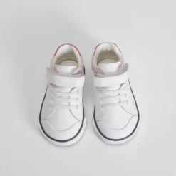 Hot Deportiva alta piel estrella blanca Zapatillas Deportivas