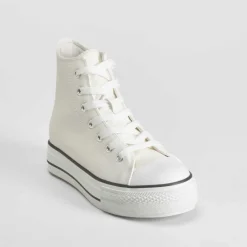 Sale Deportiva alta plataforma juvenil blanca OH GIRL Zapatillas Altas