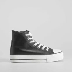 Best Deportiva alta plataforma infantil negra OH GIRL Zapatillas Altas