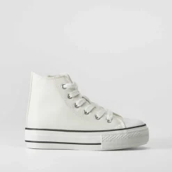 Online Deportiva alta plataforma infantil blanca OH GIRL Zapatillas Altas