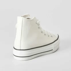 Online Deportiva alta plataforma infantil blanca OH GIRL Zapatillas Altas