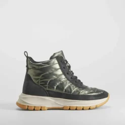 Sale Deportiva alta Soft Insock nylon kaki Mujer Zapatillas Altas