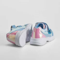 Discount Deportiva azul infantil con velcro Zapatillas Deportivas