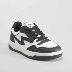 Best Deportiva basket low blanca y negra Zapatillas Deportivas