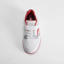 Best Deportiva basket low blanca y roja Zapatillas Deportivas