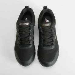 Deportiva Bobs Flex waterproof negra Mujer Zapatillas Deportivas