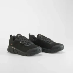 Deportiva Bobs Flex waterproof negra Mujer Zapatillas Deportivas