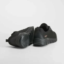 Deportiva Bobs Flex waterproof negra Mujer Zapatillas Deportivas