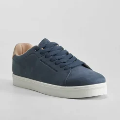 Outlet Deportiva casual azul marino y beige Hombre Sneakers