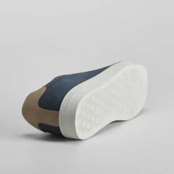 Outlet Deportiva casual azul marino y beige Hombre Sneakers