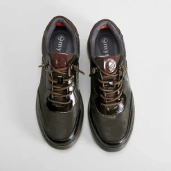 New Deportiva casual cordón marrón Mujer Sneakers