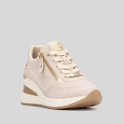 Best Deportiva casual cuña beige Mujer Sneakers