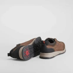 Sale Deportiva casual impermeable marrón Hombre Sneakers