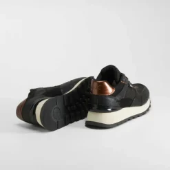 Online Deportiva casual negra Mujer Sneakers