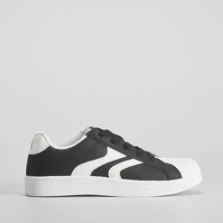Best Deportiva casual negra y blanca Zapatillas Deportivas