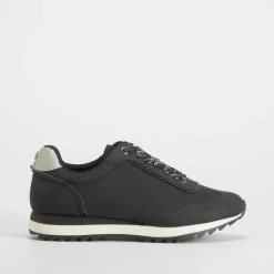 Hot Deportiva casual nylon negra PICCOLA PIU Mujer Sneakers|Básicos X Menos