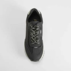 Hot Deportiva casual nylon negra PICCOLA PIU Mujer Sneakers|Básicos X Menos