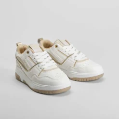 Online Deportiva casual oro Mujer Sneakers