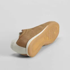 Clearance Deportiva casual piel beige Mujer Sneakers