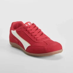 Deportiva casual piso slim roja Mujer Sneakers|Básicos X Menos